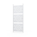 Lot de 3 brises-vues en acier blanc pour carport LIBECCIO – Trigano