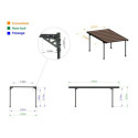 Carport simple L579cm en aluminium anthracite et polycarbonate Alizé 16 - TRIGANO