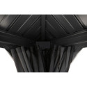 Pergola en alu anthracite et toit en acier Marsala 298x423cm - SOJAG