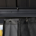 Rideaux en polyester noir pour pergola Marsala 298x423cm - SOJAG