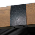 Pergola en alu anthracite et toit en acier Fontana 298x363cm - SOJAG