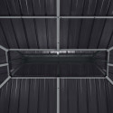 Pavillon en alu argent et toit en acier Olan 435x311cm - SOJAG
