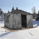 Couverture d'hiver en polyéthylène gris pour pergola 298x363cm - SOJAG