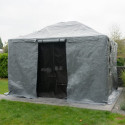 Couverture d'hiver en polyéthylène gris pour pergola 363x483cm - SOJAG