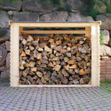 Abri bûches 2,84m² en bois traité Côme - Cerland