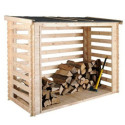 Abri bûches 2,84m² en bois traité Côme - Cerland
