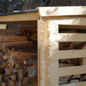 Abri bûches 2,84m² en bois traité Côme - Cerland