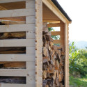 Abri bûches 2,84m² en bois traité Côme - Cerland