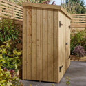 Coffre abri multifonctions en bois traité - 2000L - Rowlinson