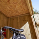Coffre abri multifonctions en bois traité - 2000L - Rowlinson