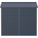 Abri de jardin en métal anthracite 7,81m² + kit fondation ALPINE - DURAMAX