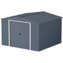 Abri de jardin en métal anthracite 9,75m² + kit fondation ALPINE - DURAMAX