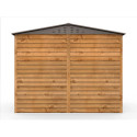 Abri de jardin en métal imitation bois 4,78m² + kit fondation ALPINE - DURAMAX
