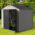 Abri de jardin en PVC 4,41m² DarkGrey StoreMax - DURAMAX
