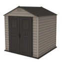Abri de jardin en PVC 4,41m² DarkGrey StoreMax - DURAMAX
