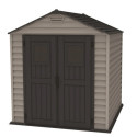 Abri de jardin en PVC 4,41m² DarkGrey StoreMax - DURAMAX