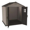 Abri de jardin en PVC 4,41m² DarkGrey StoreMax - DURAMAX