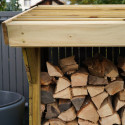 Abri bûches 1,66m² en bois traité Olbia - Cerland