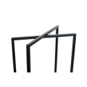 Étagère à bois de cheminée en acier noir 40x20x120cm Xavier - Westmann