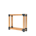 Étagère à bois de cheminée en bois brut 138x40x120cm Michel L - Westmann