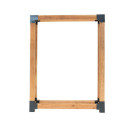 Étagère à bois de cheminée en bois brut 138x40x180cm Michel XL - Westmann