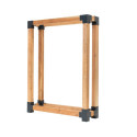 Étagère à bois de cheminée en bois brut 138x40x180cm Michel XL - Westmann