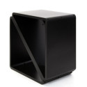 Étagère à bois de cheminée en acier noir 57x35,5x56cm - Westmann