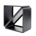 Étagère à bois de cheminée en acier noir 57x35,5x56cm - Westmann