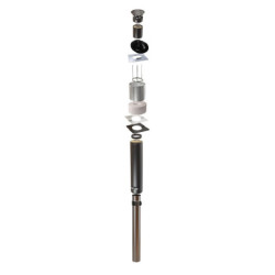 Kit de cheminée Ø119mm avec registre et isolation plafond pour sauna extérieur – Narvi 15
