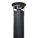 Kit de cheminée Ø119mm avec registre et isolation plafond pour sauna extérieur – Narvi 15