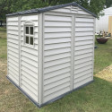 Abri de jardin en PVC 3,65m² Storemate + plancher - DURAMAX