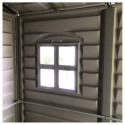 Abri de jardin en PVC 3,65m² Storemate + plancher - DURAMAX