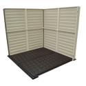 Abri de jardin en PVC 3,65m² Storemate + plancher - DURAMAX
