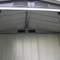 Abri de jardin en métal anthracite 2,46m² - DURAMAX + kit ancrage