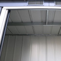 Abri de jardin en métal anthracite 3,25m² - DURAMAX + kit ancrage