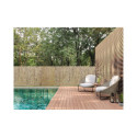 Canisse en tiges de roseaux fendus naturels PREMIUM - 1x3m - NATURE