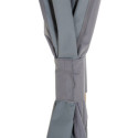 Rideaux en polyester gris pour tonnelle de jardin 395x395cm - Sunjoy