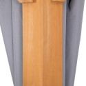 Rideaux en polyester gris pour tonnelle de jardin 395x395cm - Sunjoy