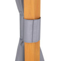 Rideaux en polyester gris pour tonnelle de jardin 395x395cm - Sunjoy