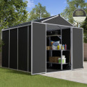 Abri de jardin RUBICON 5,6m² en aluminium et polycarbonate - Palram