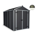 Abri de jardin RUBICON 5,6m² en aluminium et polycarbonate - Palram