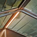 Abri de jardin RUBICON 5,6m² en aluminium et polycarbonate - Palram
