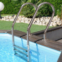 Piscine bois ovale 755x456cm ORANGE - Gré