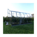 Serre de jardin 12m² Klasika en acier et panneaux de polycarbonate de 4 mm