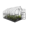 Serre de jardin 15m² Standart en acier et panneaux de polycarbonate de 4 mm - Klasika