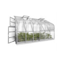 Serre de jardin 15m² Standart en acier et panneaux de polycarbonate de 4 mm - Klasika