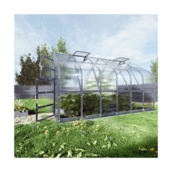 Serre de jardin 10m² Standart en acier et panneaux de polycarbonate de 6 mm - Klasika