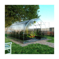 Serre de jardin 12m² Tube en acier et panneaux de polycarbonate de 6 mm - Klasika