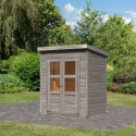 Abri de jardin en bois 2,2m² - gris naturel - Merseburg 2 - Karibu