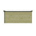 Chalet Moderne 21,09m² en bois traité 44mm avec toit isolé - Gardenas